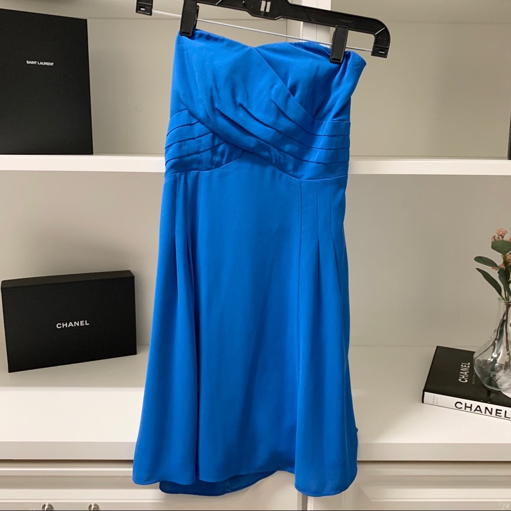 Express blue mini dress